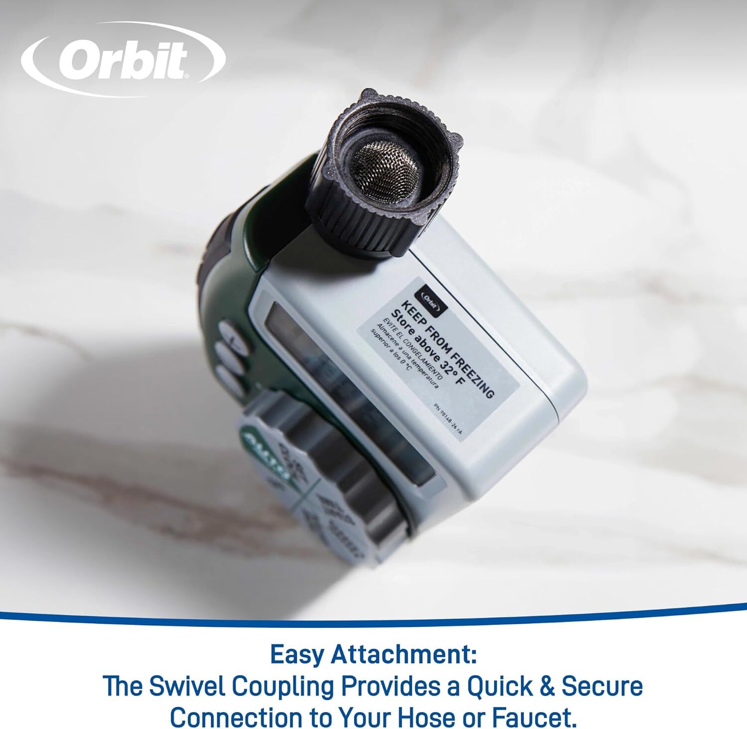 Orbit 1-Outlet Programmable Digital Hose Faucet Timer