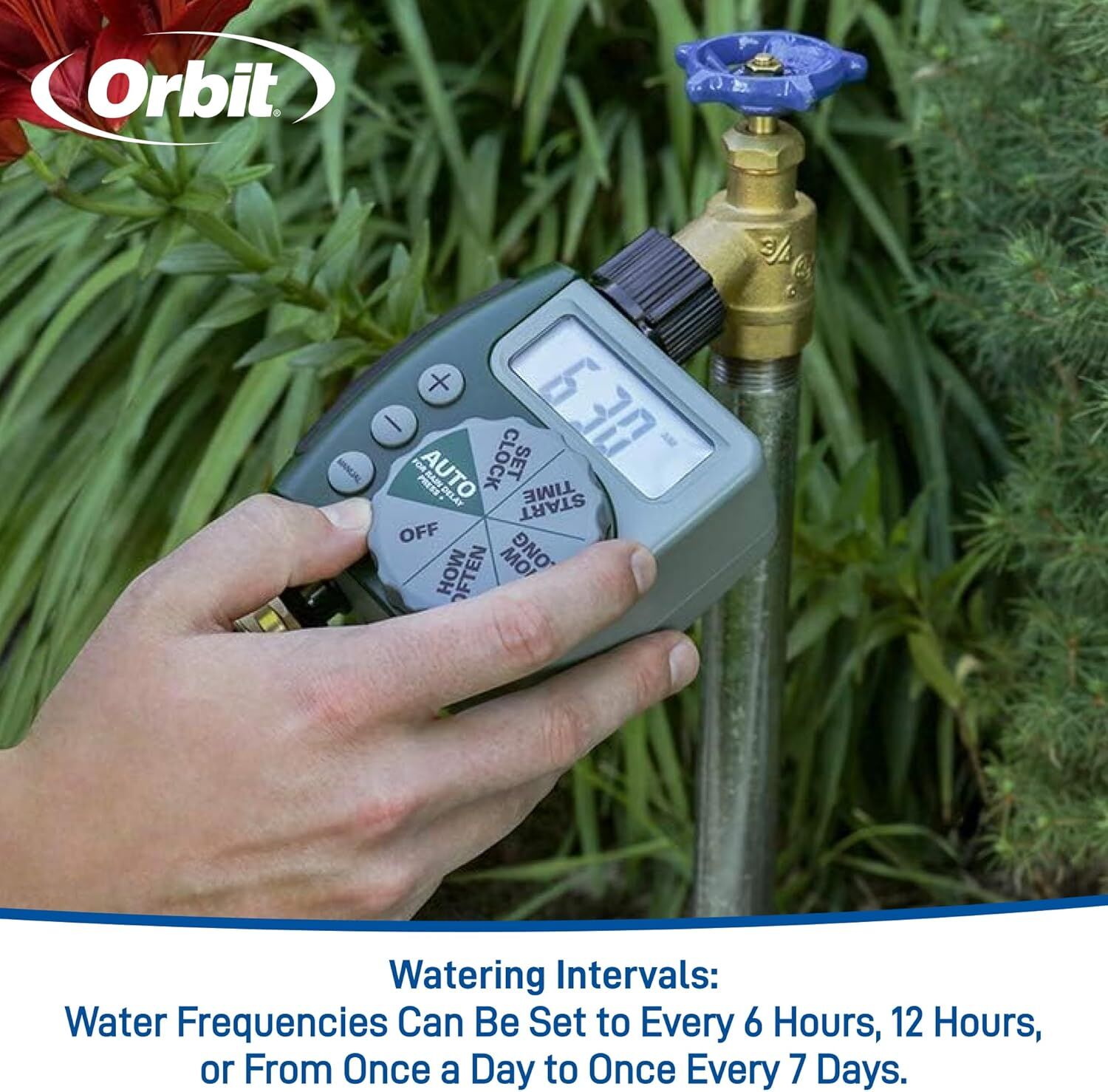 Orbit 1-Outlet Programmable Digital Hose Faucet Timer