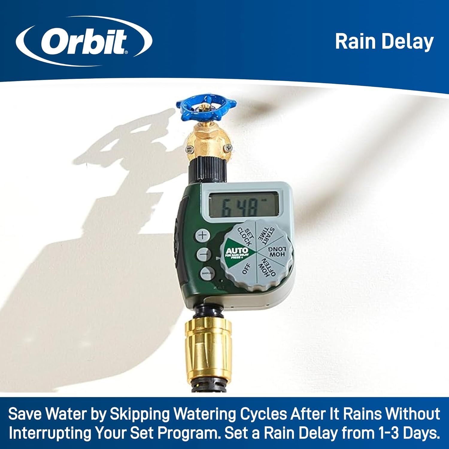 Orbit 1-Outlet Programmable Digital Hose Faucet Timer