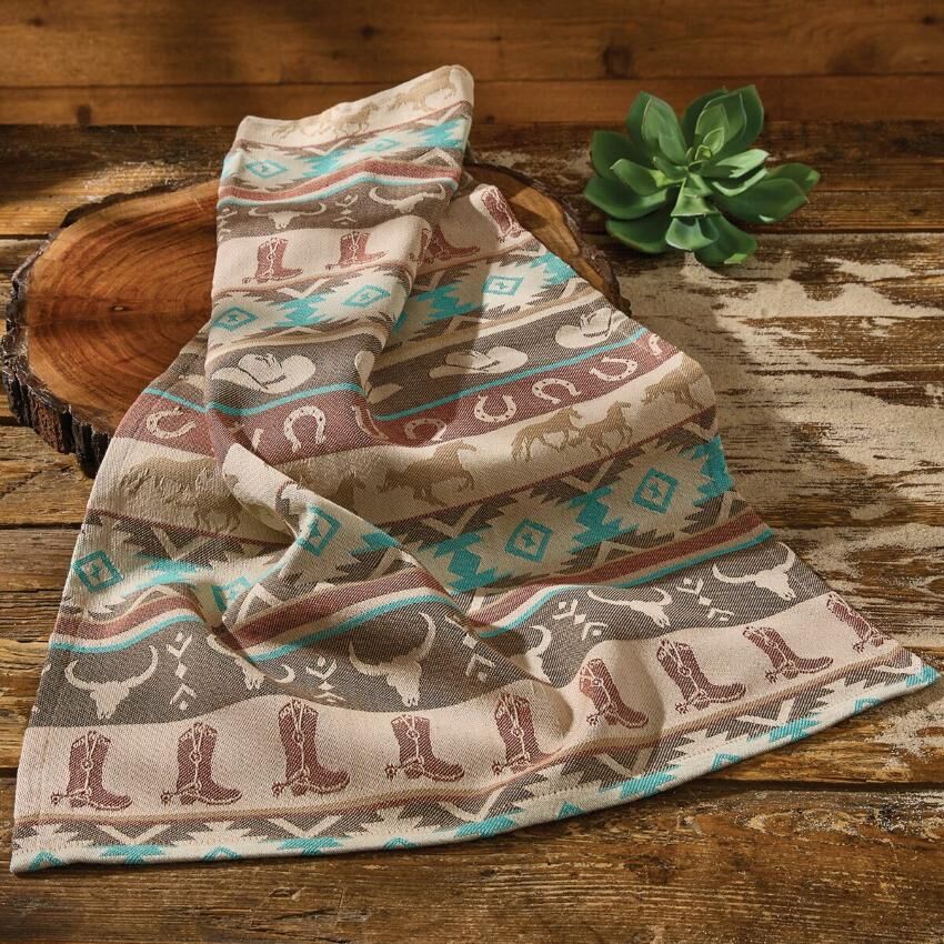 Park Designs Ranch Jacquard Dishtowel