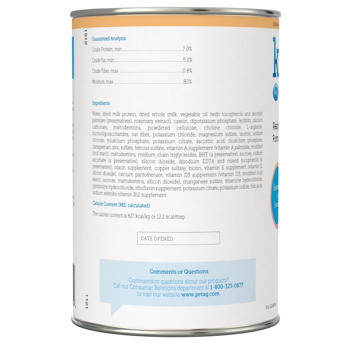 PetAg KMR Kitten Milk Replacer Liquid, 11-Oz