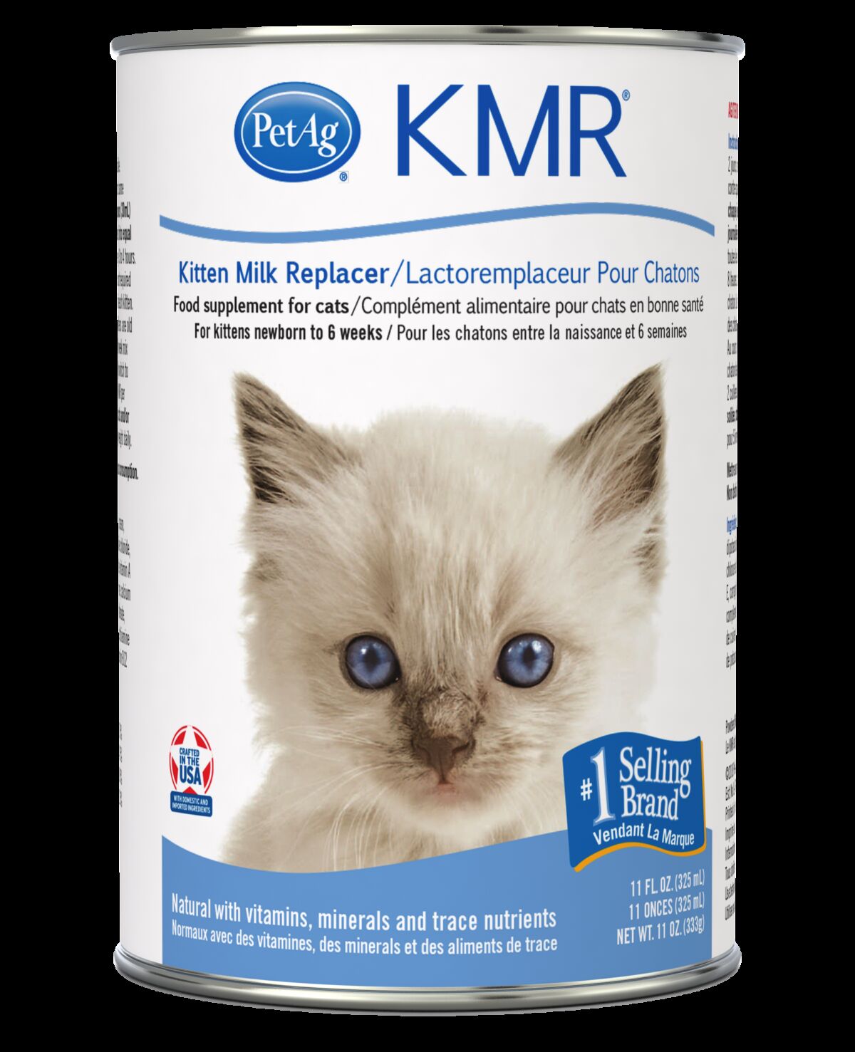 PetAg KMR Kitten Milk Replacer Liquid, 11-Oz Pet Supplements