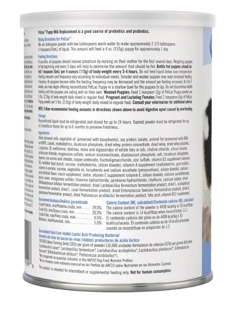 PetAg PetLac Puppy Powder Milk Replacement, 10.5-Oz