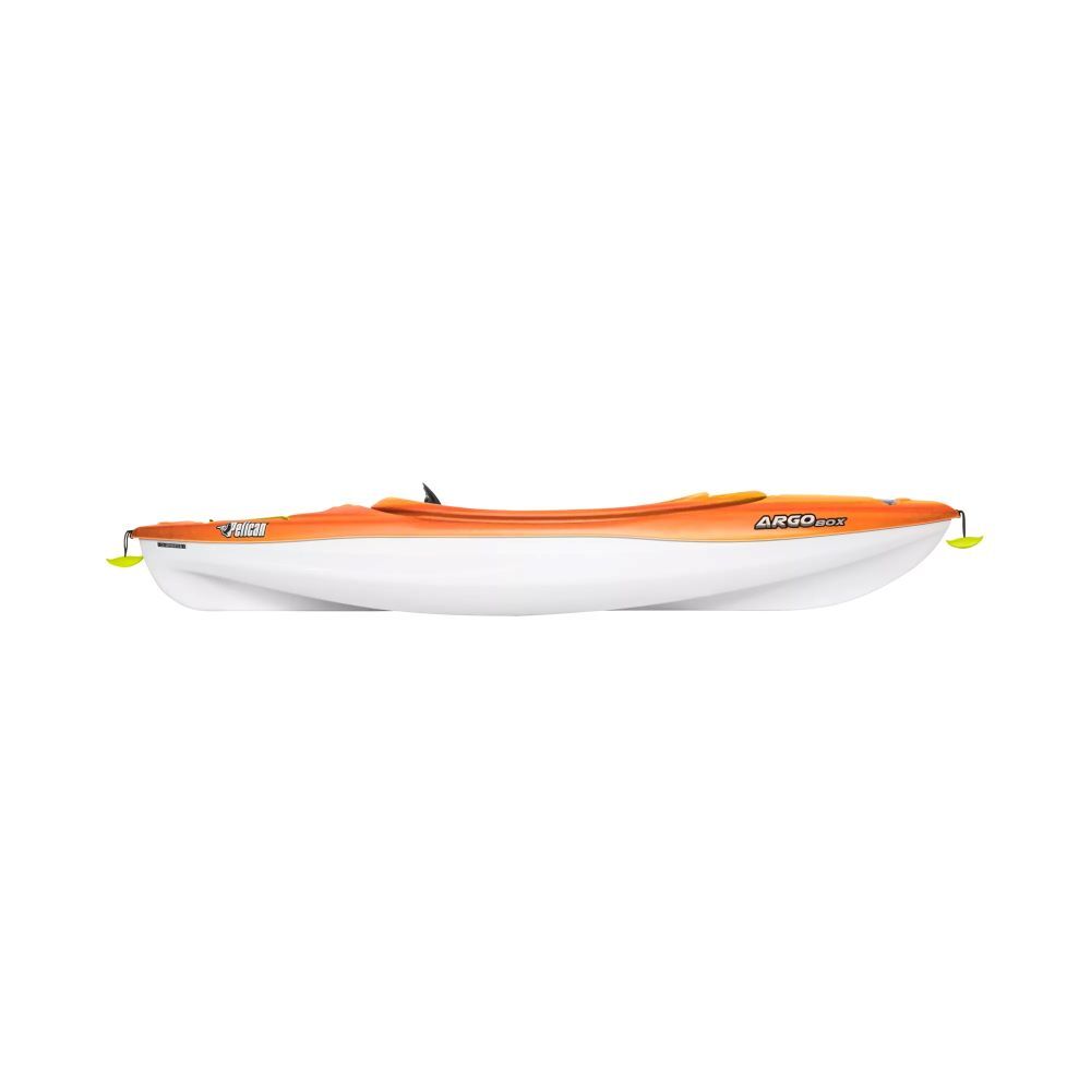 Pelican Argo 80X Red/Yellow Recreational Sit In Kayak, 7-3/4-Ft