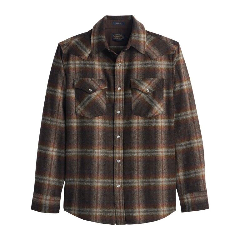 Pendleton Men's Plaid Snap-Front Western Canyon Shirt