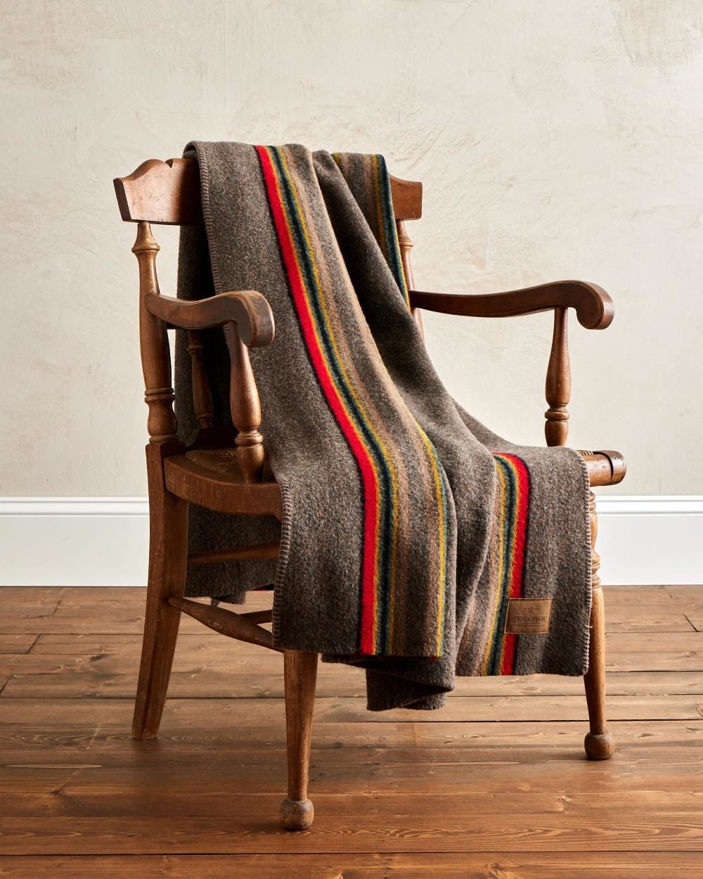 Pendleton Yakima Camp Throw Blanket In Mineral Umber, 54-In x 66-In