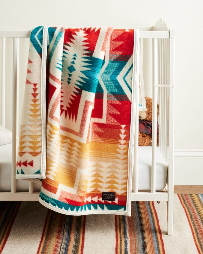 Pendleton Harding Star Crib Blanket