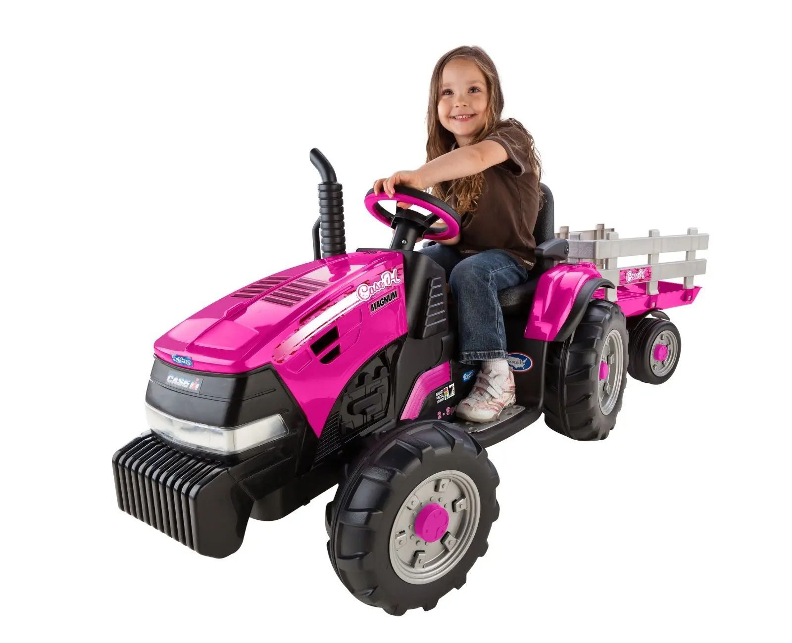 Peg Perego Case IH Magnum Tractor Pink