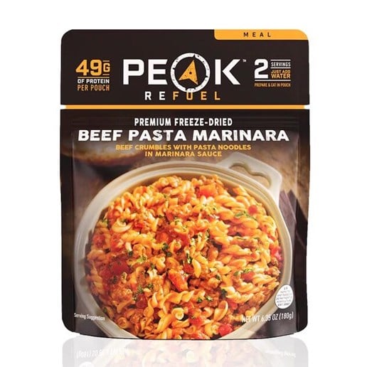 Beef Pasta Marinara Freeze-dried Meal