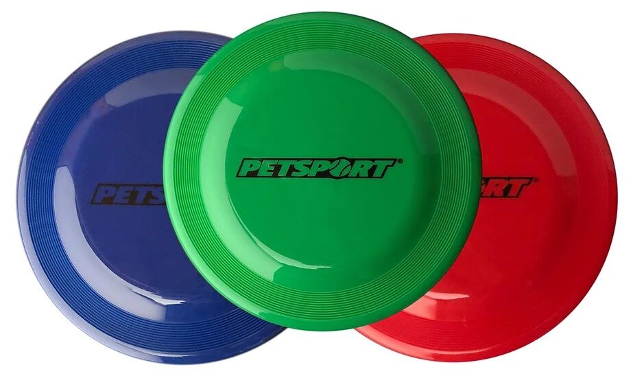 Petsport Tuff Disk Dog Toy with Coastal Logo in Red, 9-In