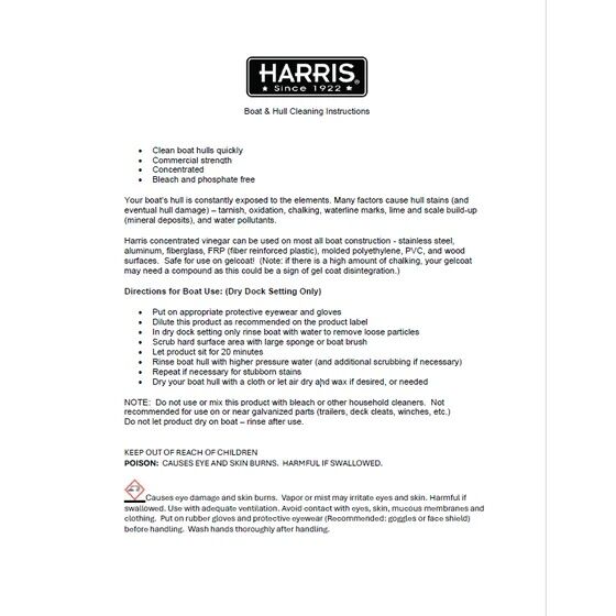 Harris 30% Extra Strength Vinegar, 1-Gal