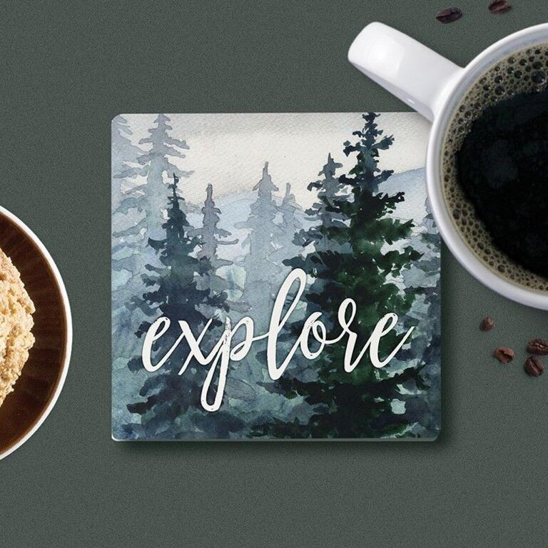 P. Graham Dunn Lake & Lodge Collection Explore Coaster