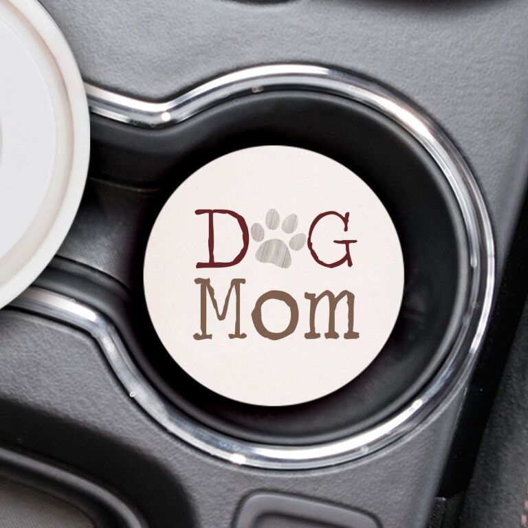 P. Graham Dunn Dog Mom Ceramic Car Coaster