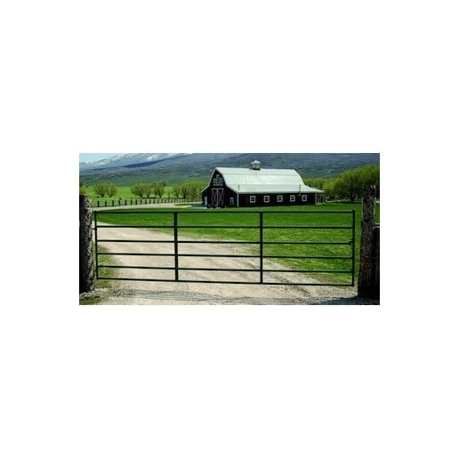 Powder River 6-Ft X 52-In 1600 Tube Gate with a 180 Degree Hinge