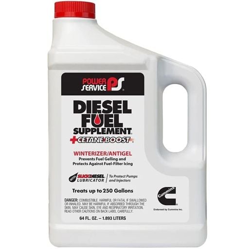 Power Service Additive Chart Power Service Diesel Fuel Supplement with Cetane Boost – 64 oz