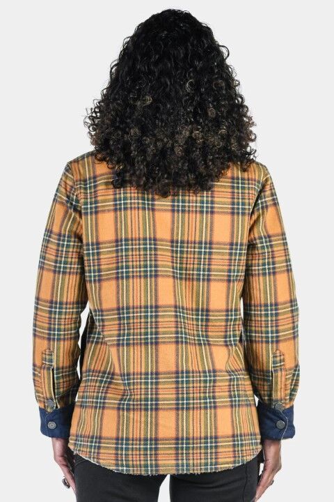 Dovetail Workwear Women's Old School Reversible Work Jacket in Harvest Plaid