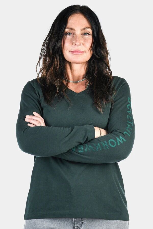 Dovetail Workwear Women's Long Sleeve V-Neck T-Shirt