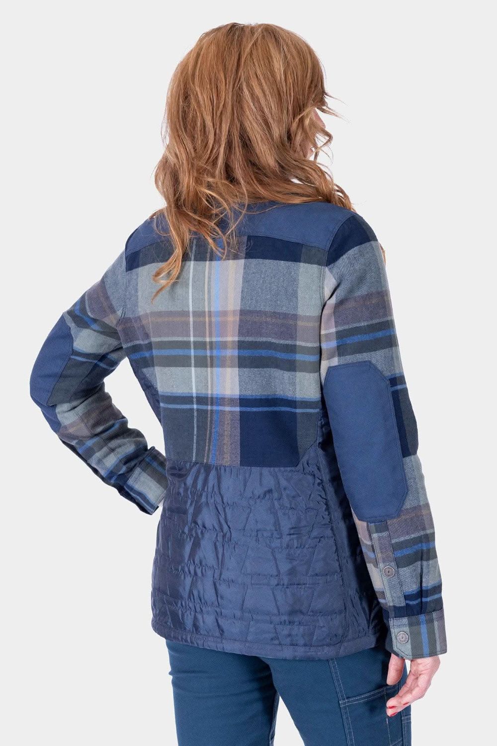 Dovetail Workwear Women's Durham Reversible Quilted Shirt Jac