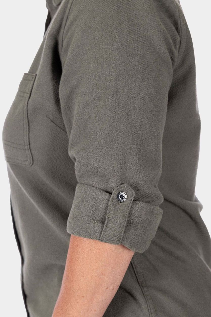 Dovetail Workwear Women's Givens Stretch Chamois Work Shirt