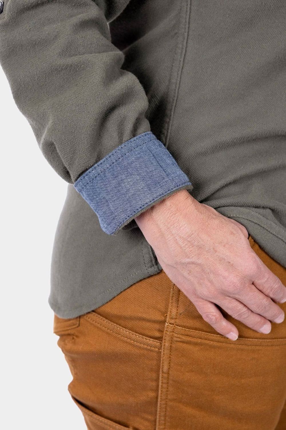 Dovetail Workwear Women's Givens Stretch Chamois Work Shirt