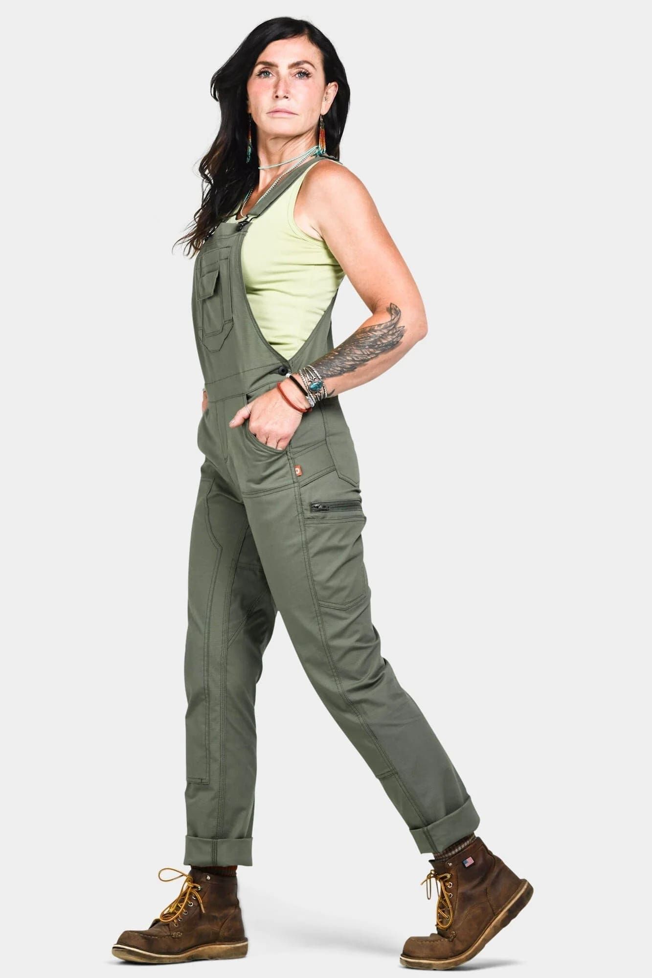 Dovetail Workwear Women's Ultra Light Ripstop Freshly Overalls