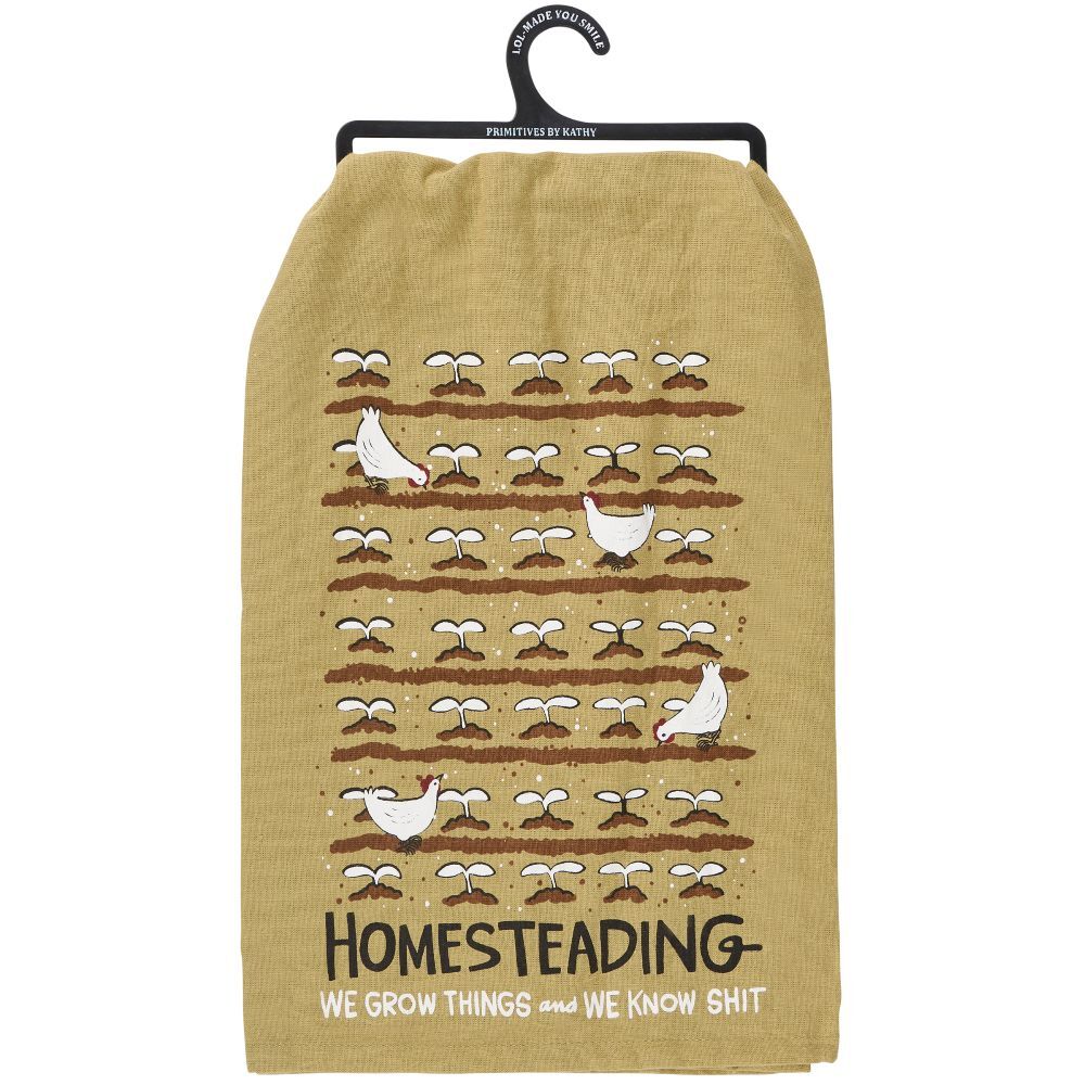 Primitives By Kathy We Grow Things Kitchen Towel
