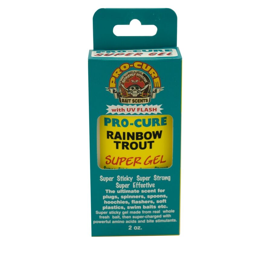 Pro-Cure Rainbow Trout Super Gel Fishing Bait Scent, 2-Oz