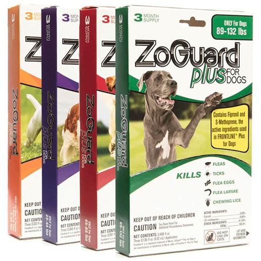 Zoguard Plus For Dogs, 89 - 132-Lb and Up, Single Dose