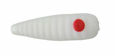 Johnson White/Red Original Beetle Spin, 1-In