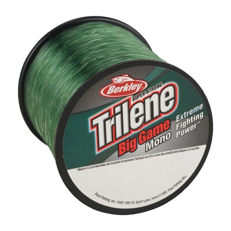 Berkley Trilene Big Game Green Monofilament Quarter Pound Spool, 60-Lb, 235-Yd