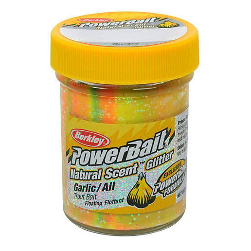 berkley trout lures PowerBait Natural Glitter Bait Rainbow / Salmon Egg performance nibbles PowerBait Natural Glitter Trout Bait