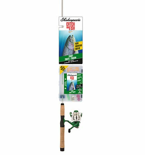 Shakespeare Catch More Fish Trout West Spinning Combo