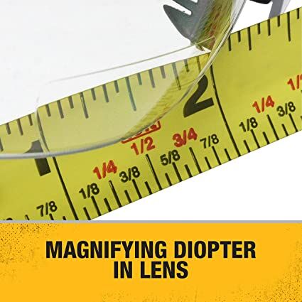 DeWALT Reinforcer Protective Safety Glasses, 2.0 Rx-Bifocal Lens, Clear  