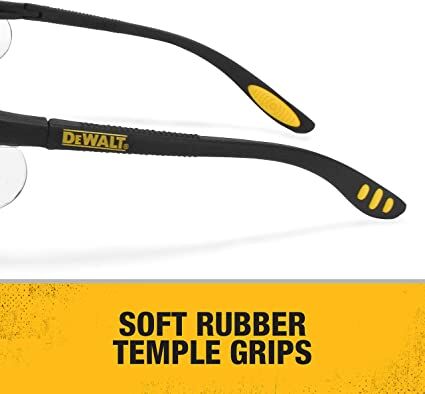 DeWALT Reinforcer Protective Safety Glasses, 2.0 Rx-Bifocal Lens, Clear  