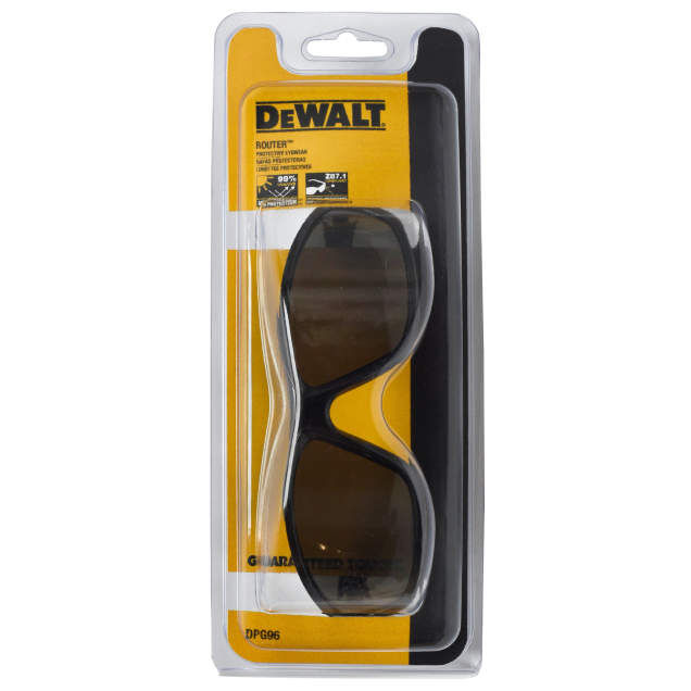 DEWALT Router Hardware Protective Eyewear, Smoke Lens