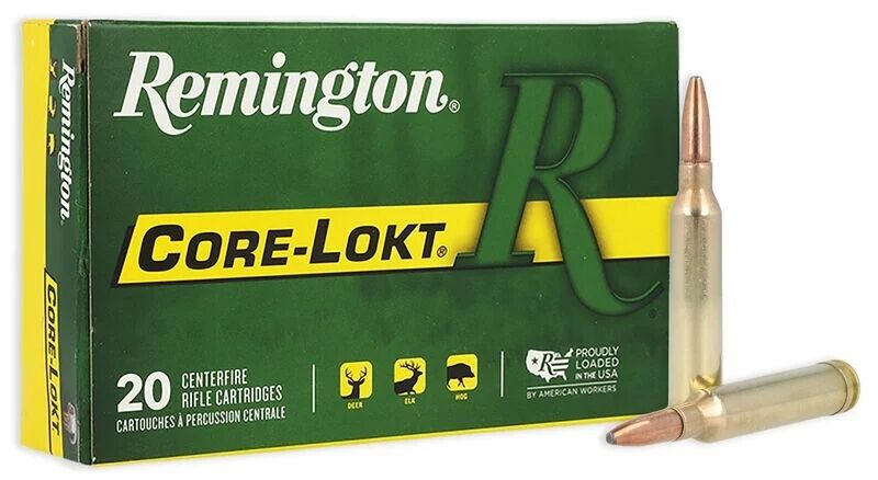 Remington Core-Lokt 7mm Rem Mag, 175 Grain Pointed Soft Point Rifle Ammo, 20 Rd