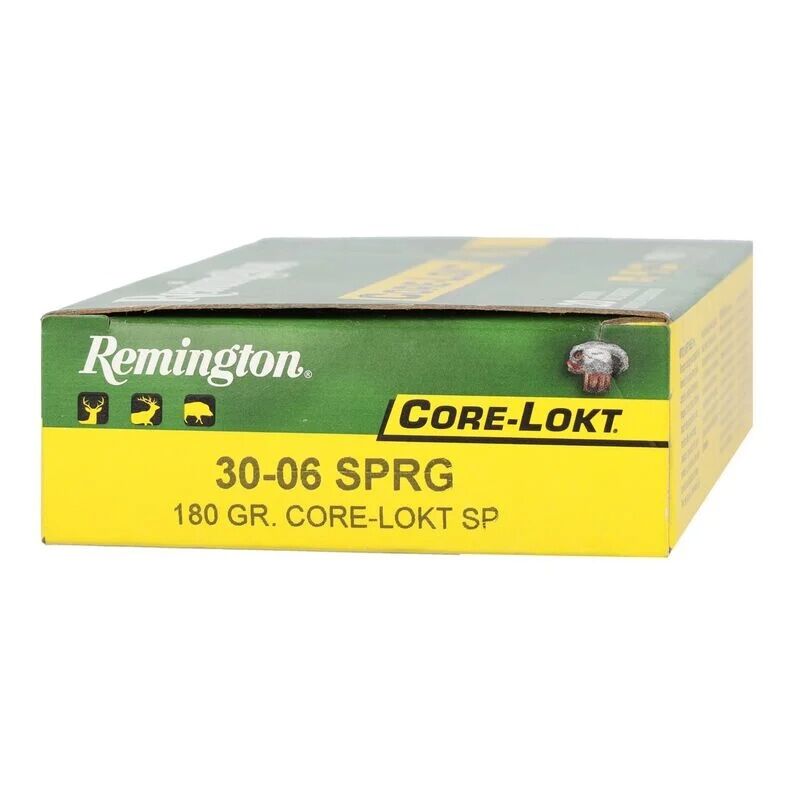 Remington Core-Lokt 30-06 Springfield 180 Grain Ammo, 20-Rd