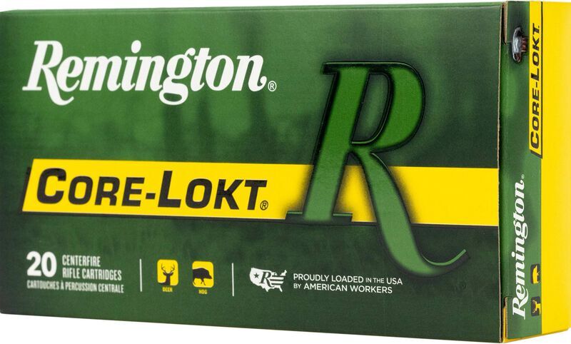 Remington Core-Lokt .243 Win, 100 Grain Pointed Soft Point Rifle Ammo, 20-Rd