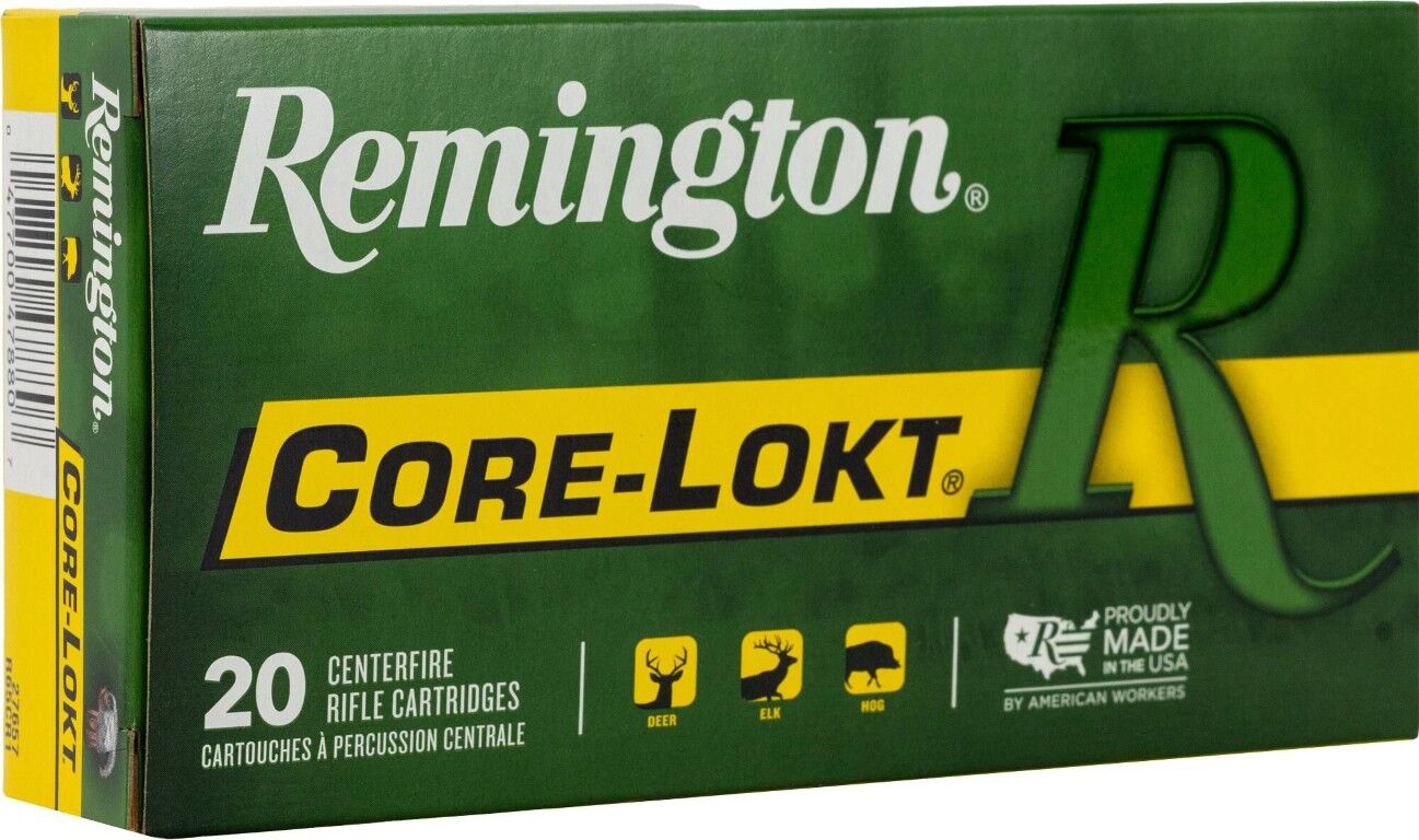 Remington Core-Lokt 6.5 Creedmoor, 140 Grain Pointed Soft Point Rifle Ammo, 20-Rd