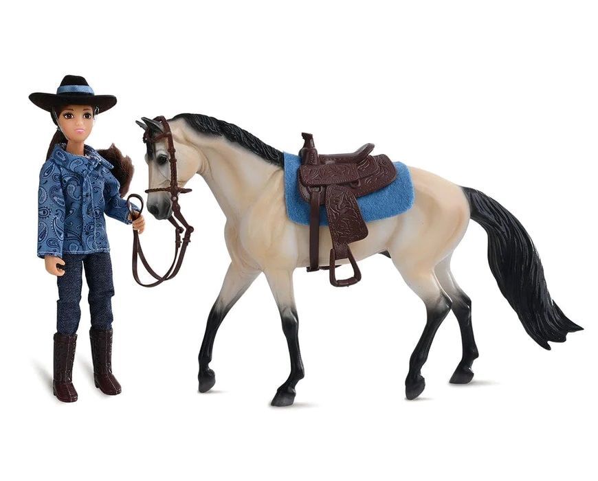 Breyer Western Horse and Rider Toy Set