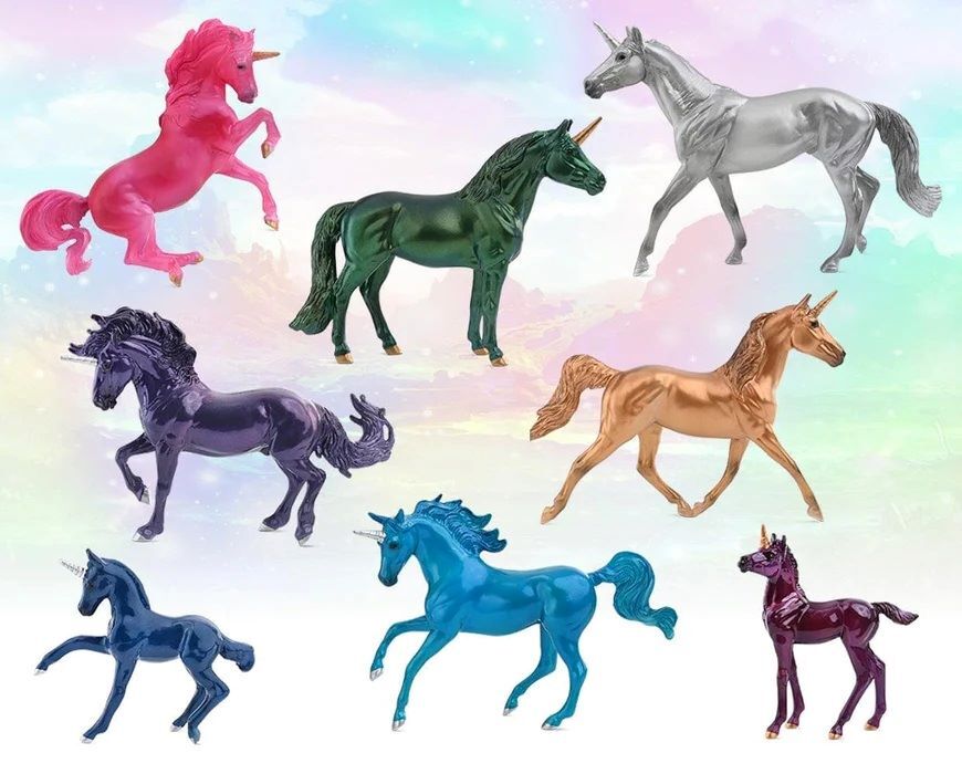 Breyer Sparkling Splendor Deluxe Toy Unicorn Collection