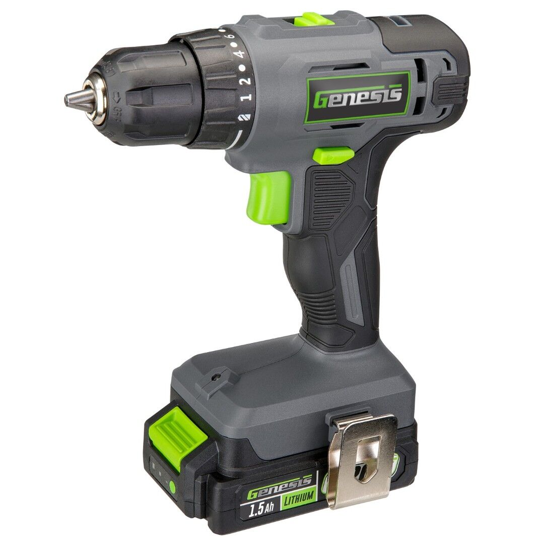 Genesis 20-V 2-Speed Drill/Driver Kit, 3/8 in.