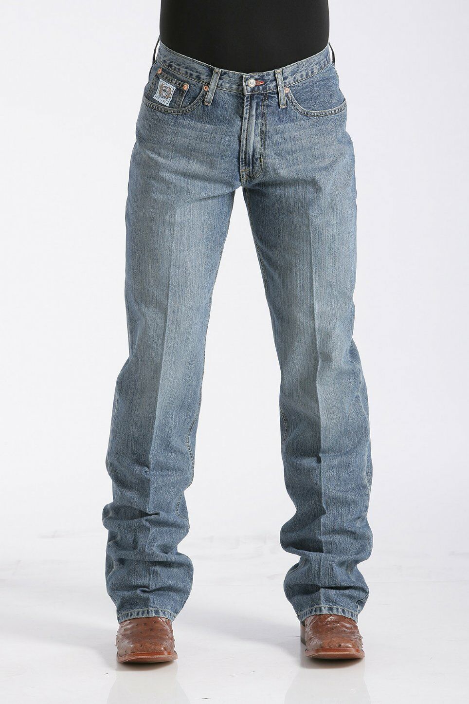 Men's Relaxed Fit White Label Jean - Medium Stonewash