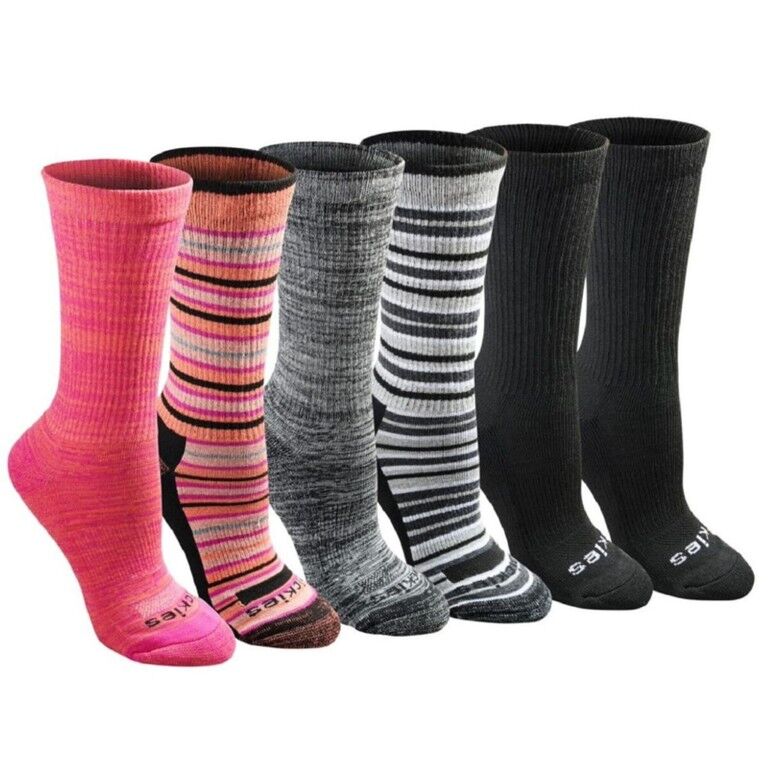 Dickies Women's Dri-Tech Crew Socks, 6-Pk