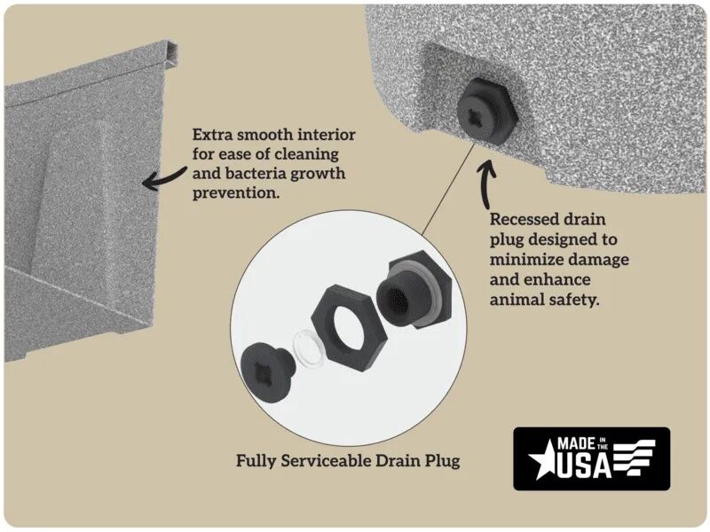 Tarter DuraTough Poly Stock Tank, 300-Gal