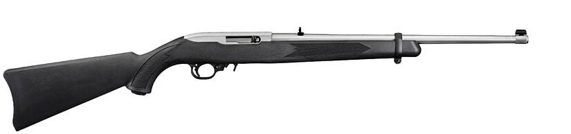 Ruger 10/22 Carbine .22 LR 18.5" Synthetic Stock Stainless Steel Barrel Rifle, 10-Rd