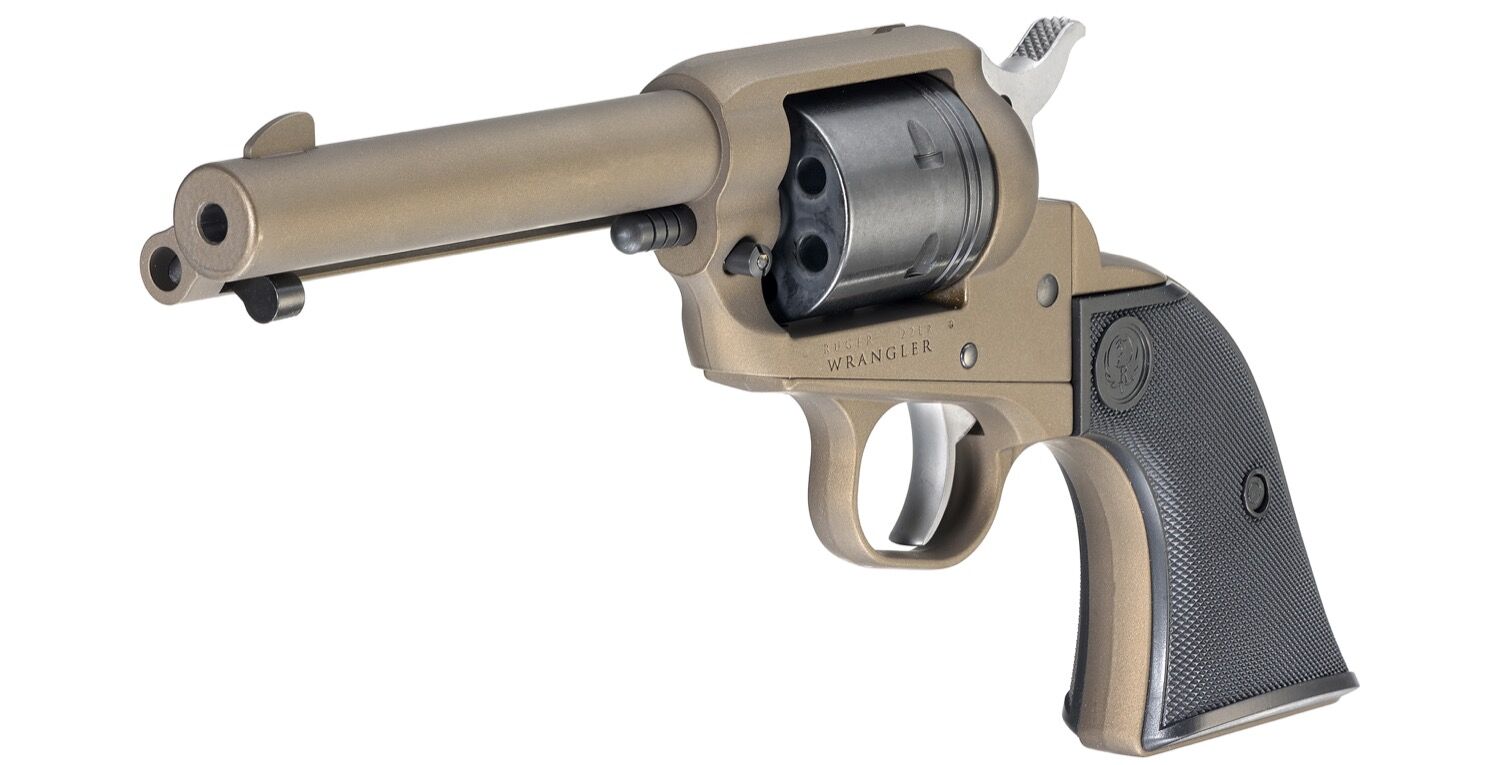 Ruger Wrangler .22 LR 4.62" Burnt Bronze/Black 6-Shot Revolver