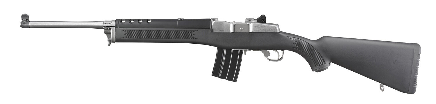 Ruger Mini-14 Ranch 5.56 NATO 18.5" Black Polymer Semi-Auto Rifle, 20-Rd