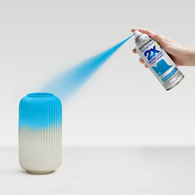 Rust-Oleum Painter's Touch 2X Ultra Cover Spray Paint Satin Oasis Blue, 12-Oz