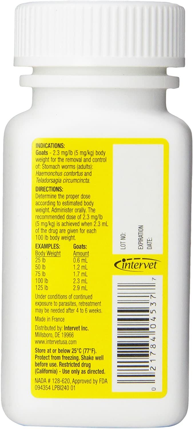 SAFE-GUARD Goat Dewormer, 125-Ml
